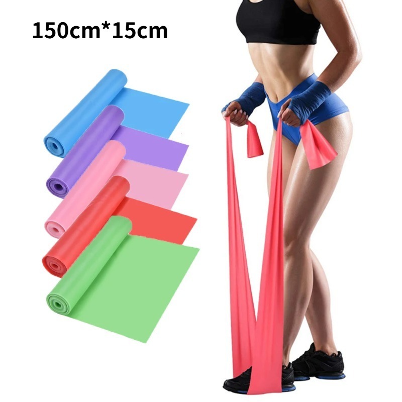 Pilates Yoga Reformer - Natural Latex Resistance Bands, Elastic Workout