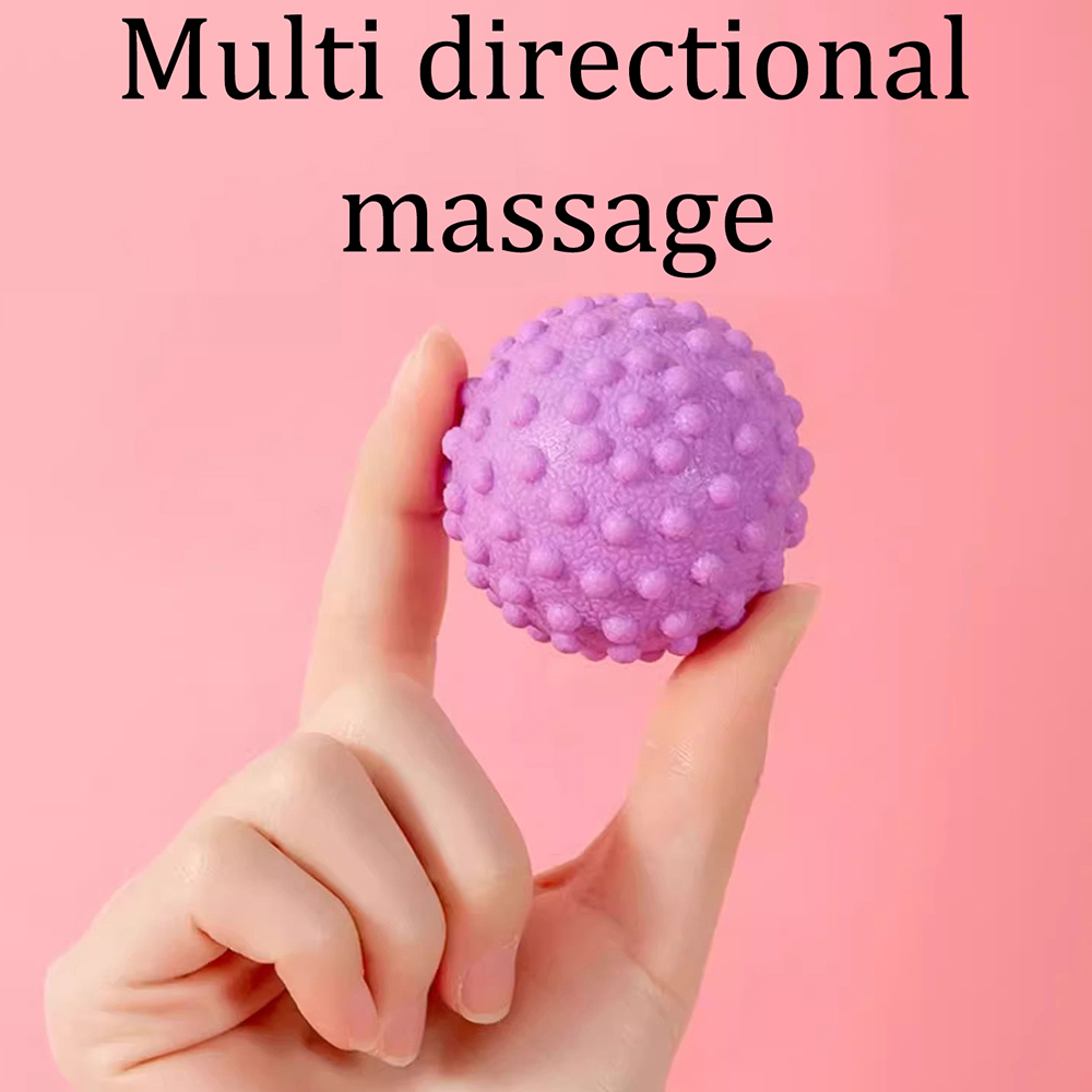 Pilates Yoga Ball - Portable TPR Fascia Massage Ball Raised