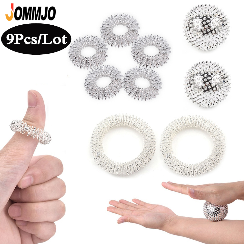 Pilates Yoga Ball - 9Pcs/Lot Men Women Pressure Relief Yoga