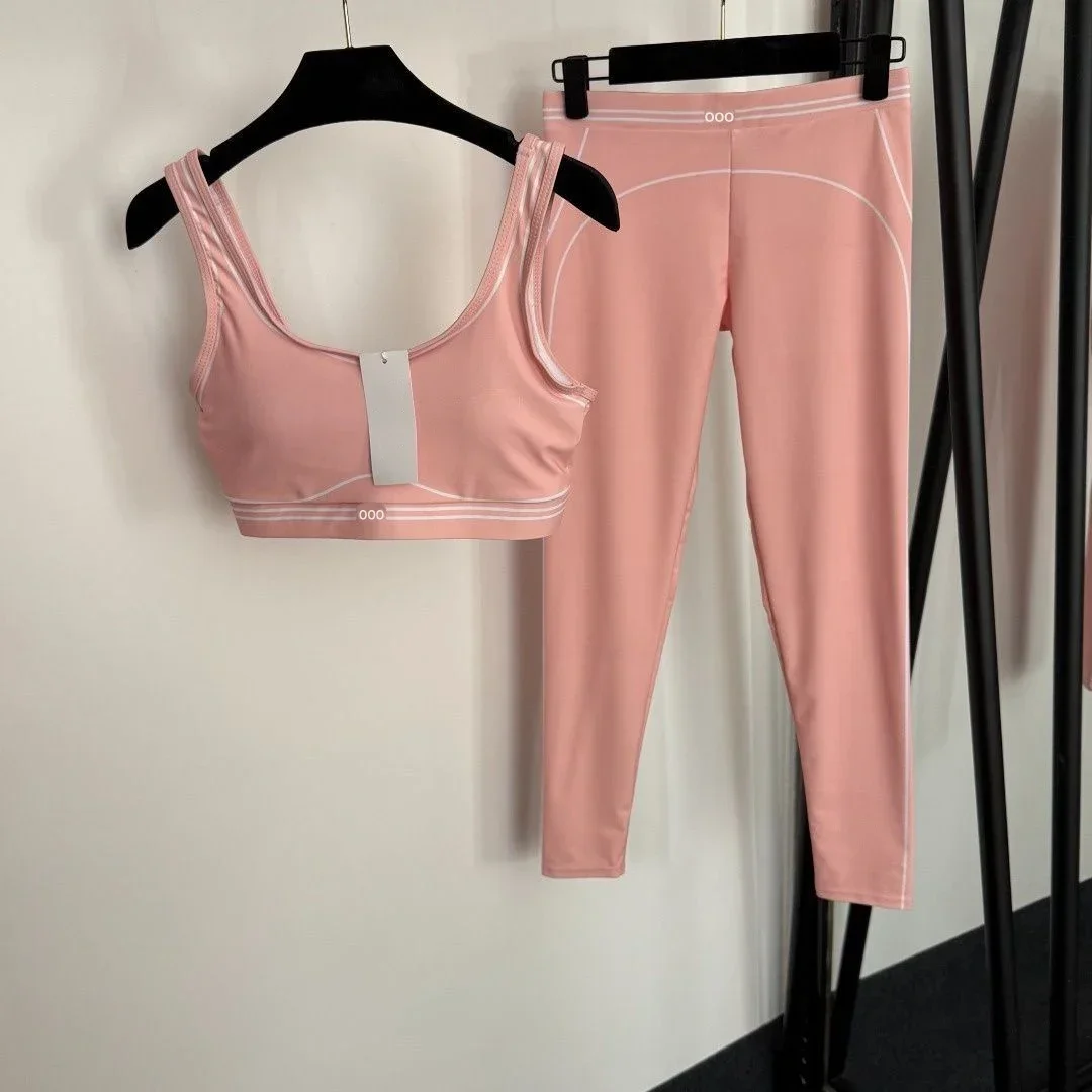 Pilates Yoga Set - Tank Top and Pants Two Piece