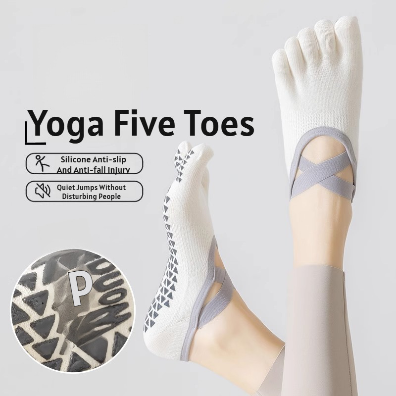 Pilates Yoga &A - Summer thin five-finger yoga socks, indoor
