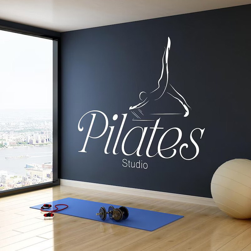 Pilates Yoga Quotes - Pilates Studio Sticker Wall Decal Motivational