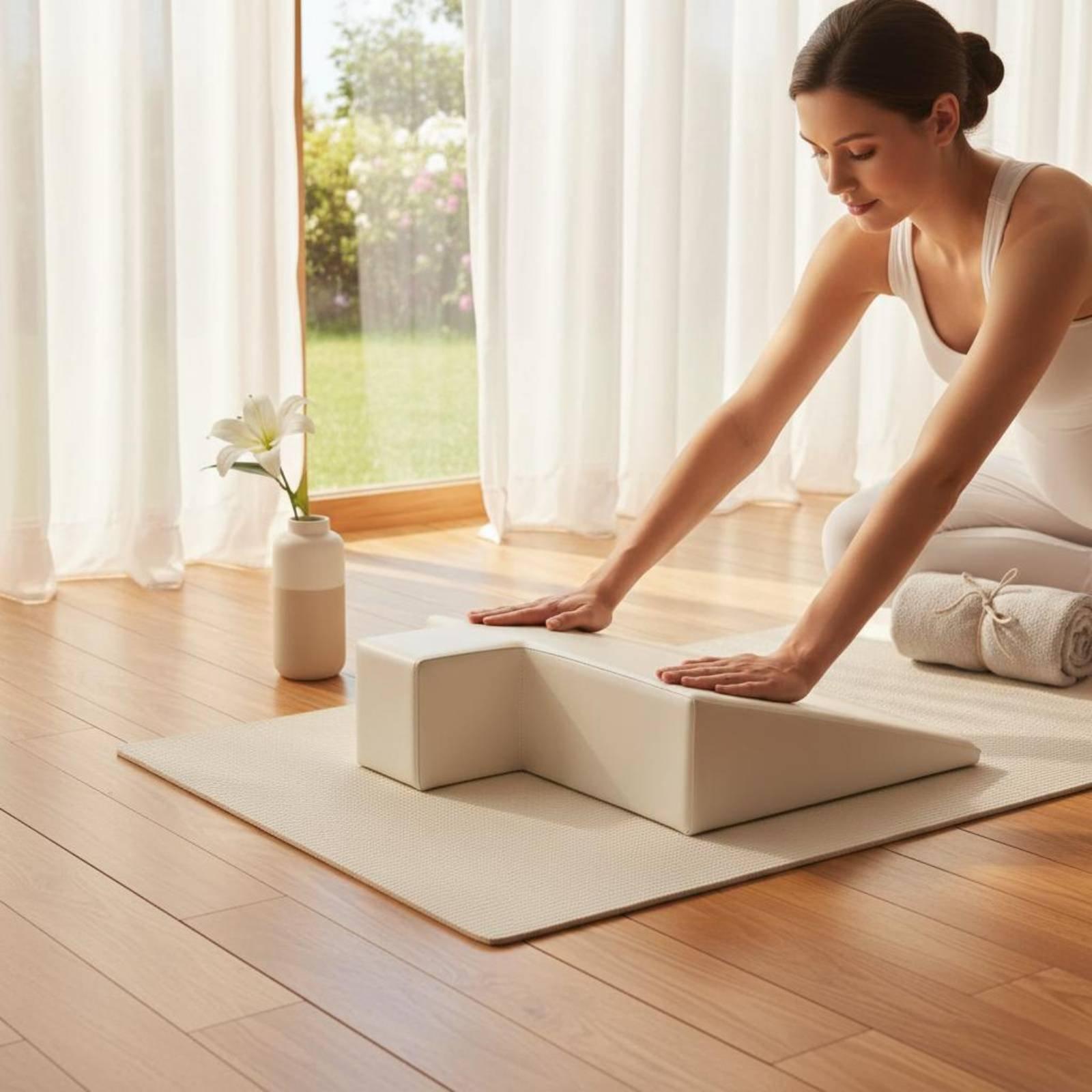 Pilates & Yoga Tina Fehrenbach - Maternity Support Cushion Dense Foam Exercise