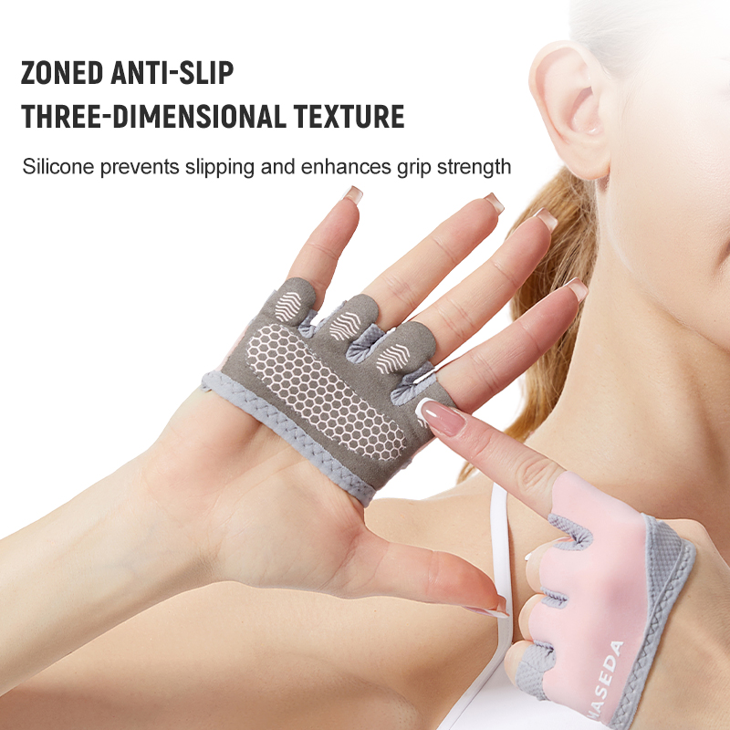 Pair of Fitness Fingerless Glo - Pilates Yoga &A ulasan dan harga