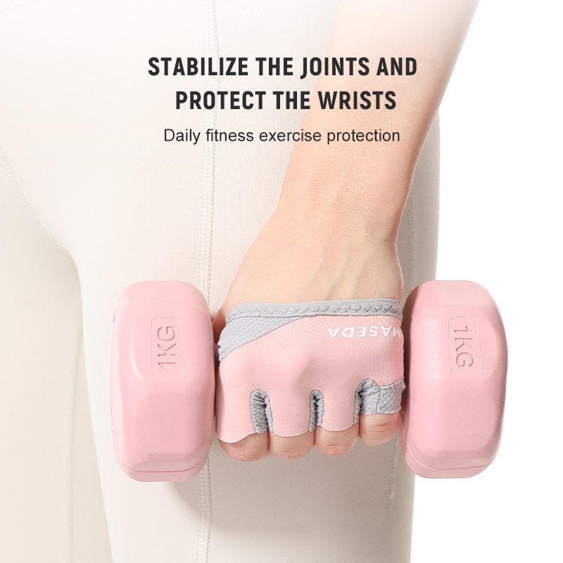 Pair of Fitness Fingerless Glo - Pilates Yoga &A ulasan dan harga