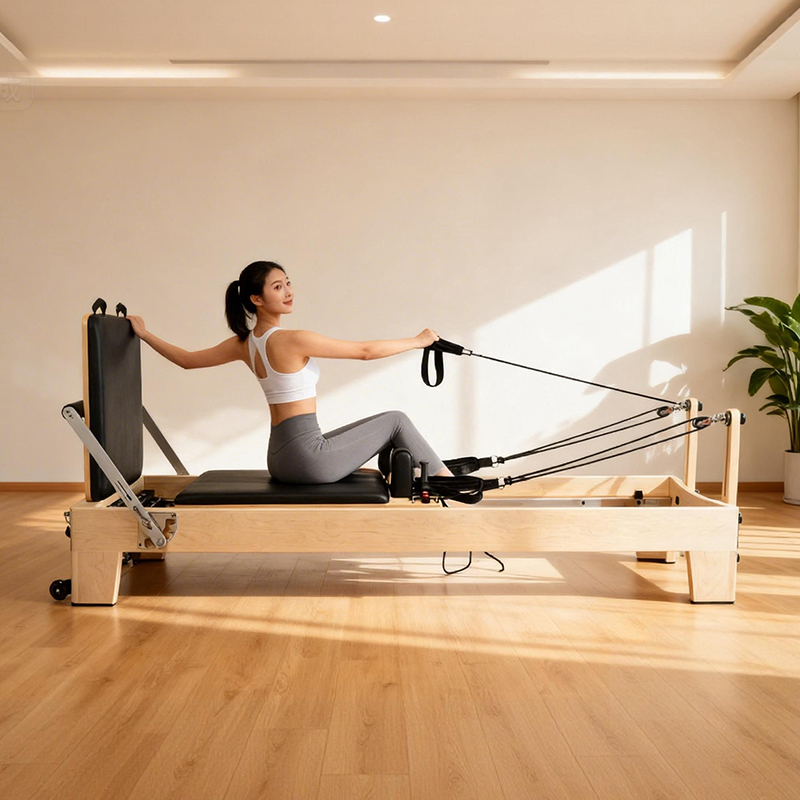 White Maple Portable Adjustabl - Pilates Yoga Reformer ulasan dan harga