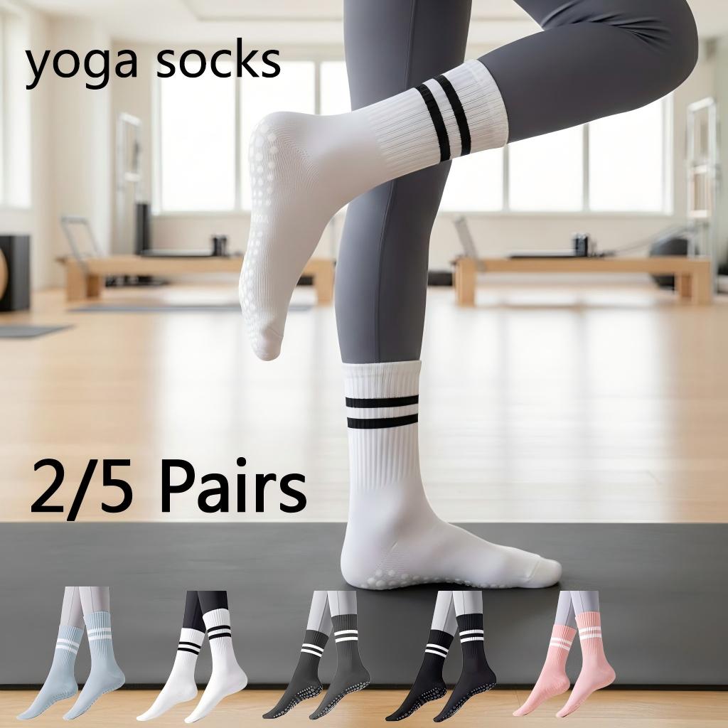 Women Non Slip Yoga Socks, Gri - Pilates Yoga Set ulasan dan harga