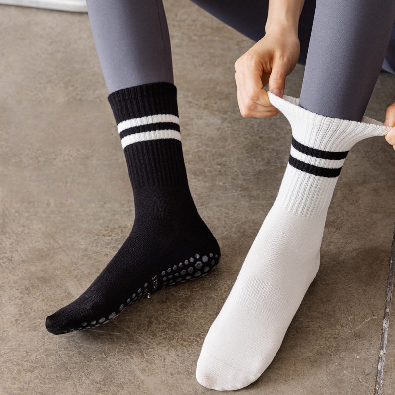 Women Non Slip Yoga Socks, Gri - Pilates Yoga Set ulasan dan harga