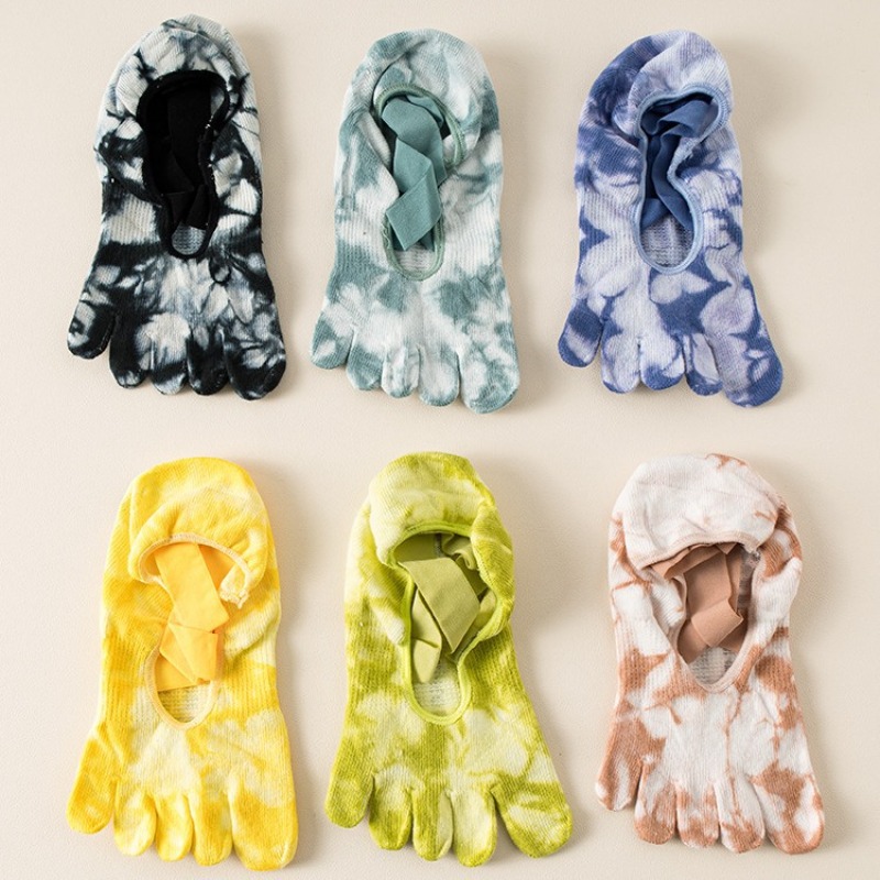 Women Five Toe Socks Women Bac - Pilates Yoga &A ulasan dan harga