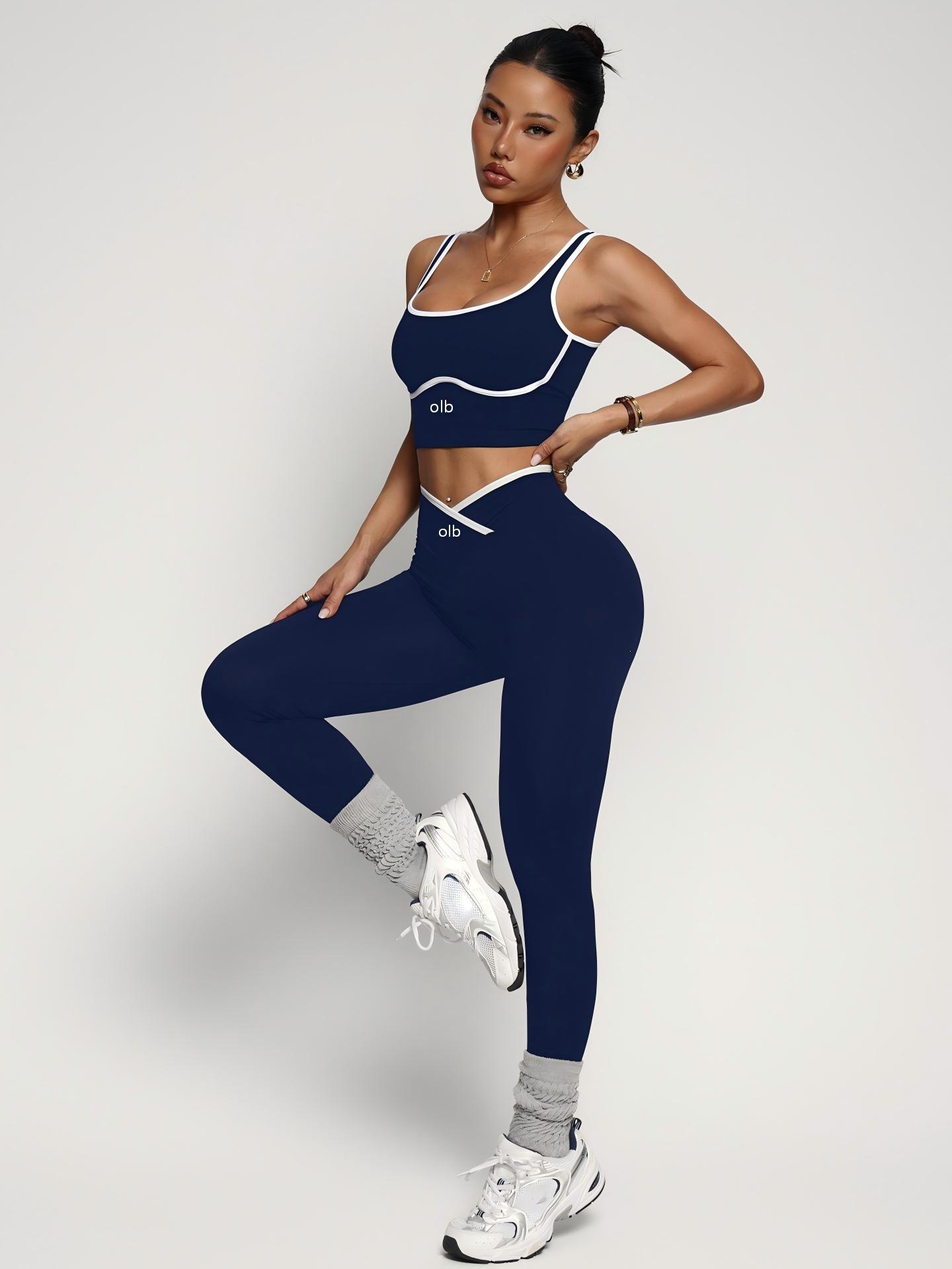 2-piece new sports bra vest pa - Pilates Yoga Set ulasan dan harga