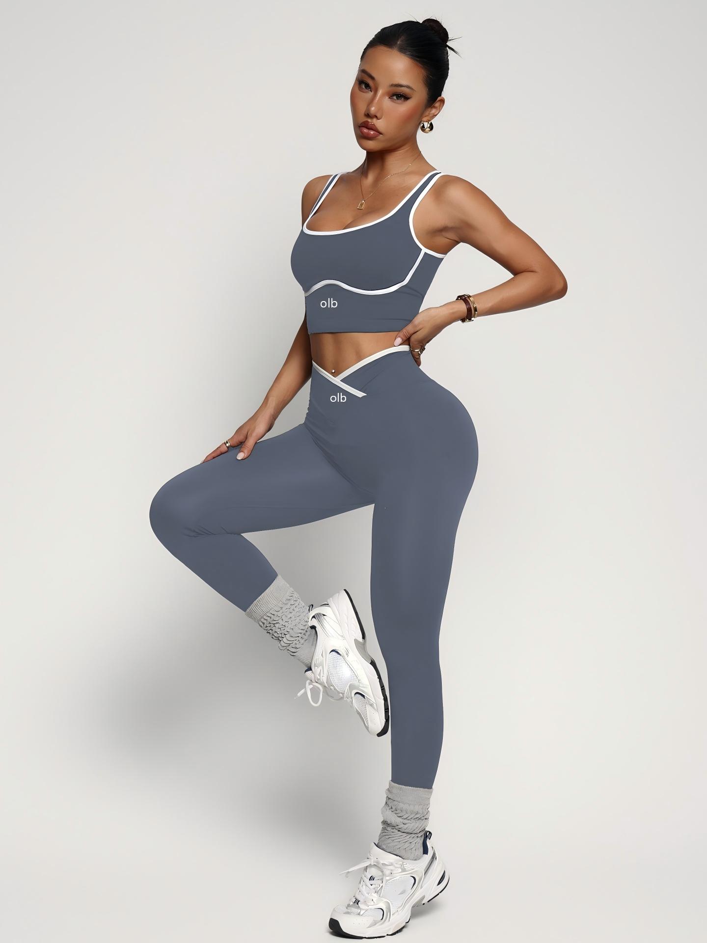 2-piece new sports bra vest pa - Pilates Yoga Set ulasan dan harga