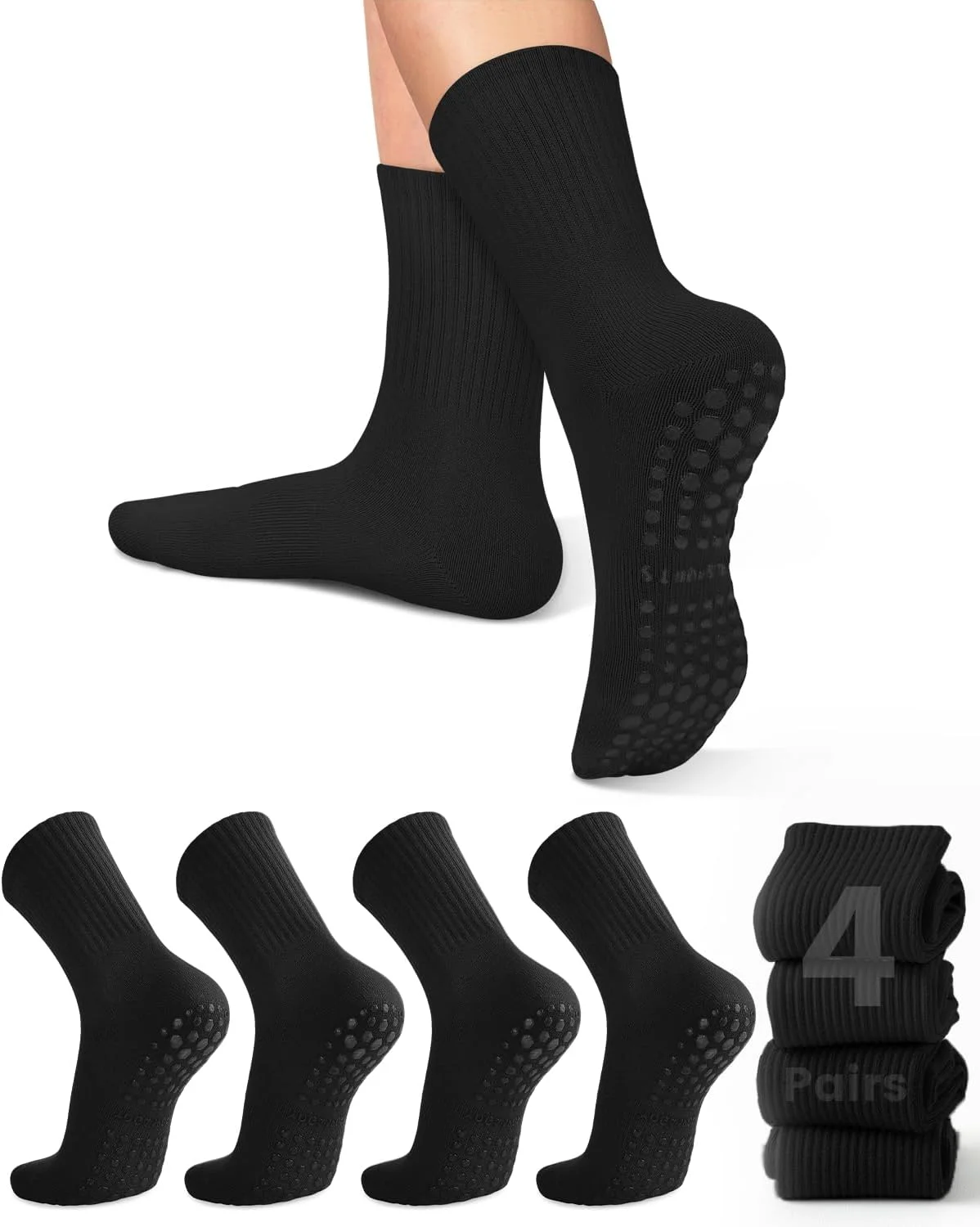 4 pairs of women's yoga socks, - Pilates & Yoga Tina Fehrenbach ulasan dan harga