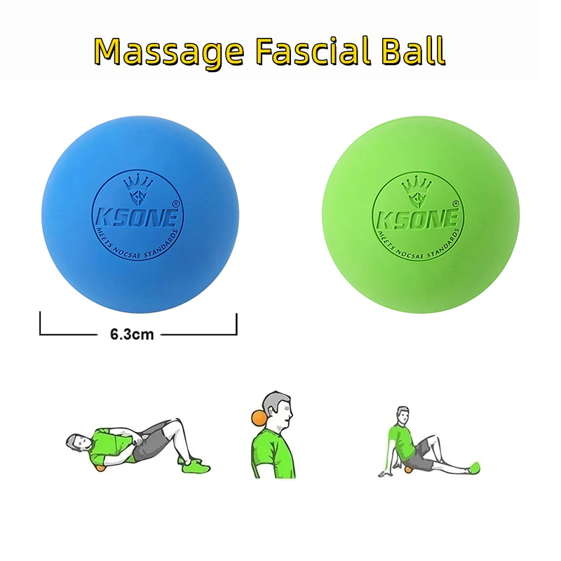 Rubber Fascia Massage Ball Yog - Pilates Yoga Ball ulasan dan harga