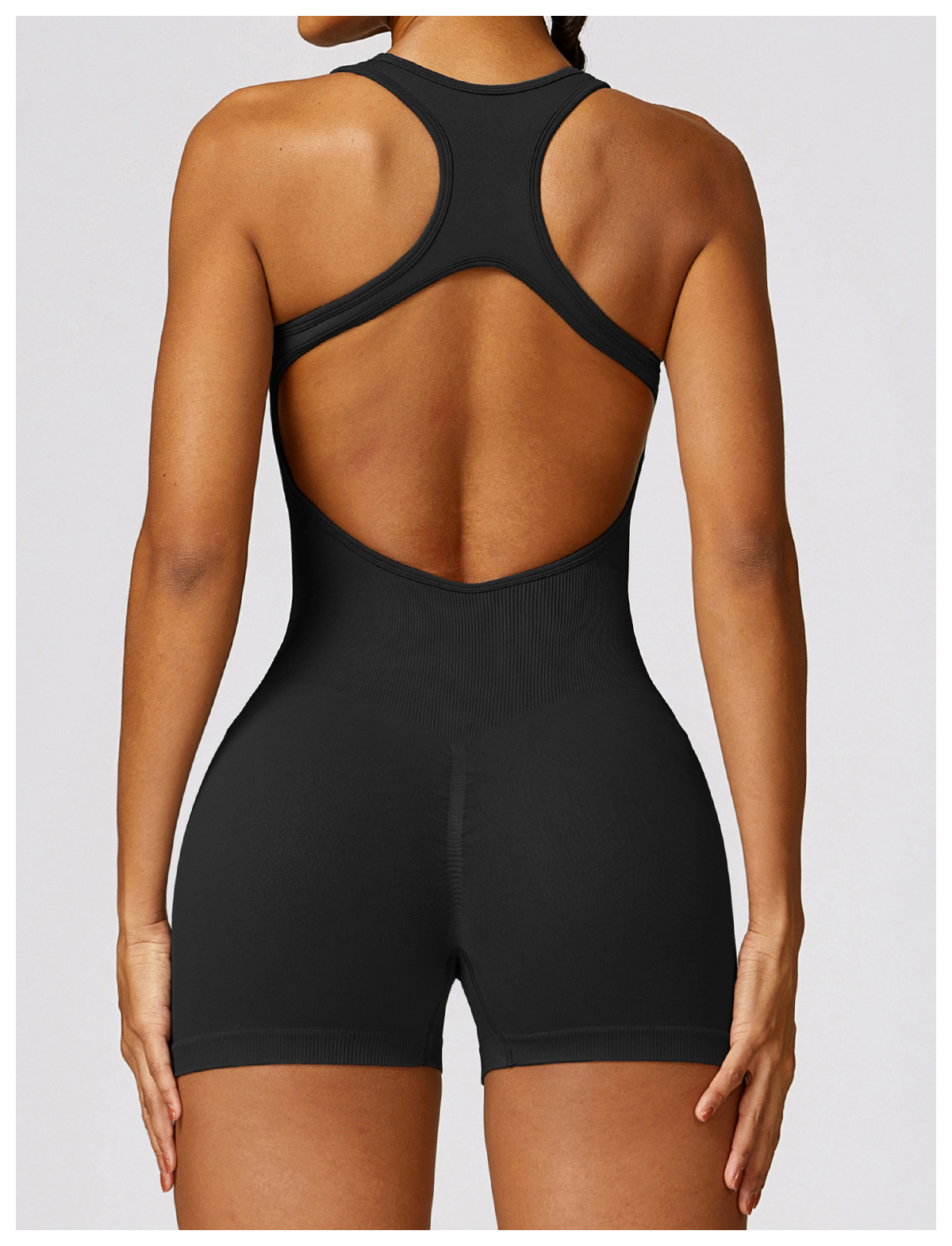 Sexy Back Jumpsuit Gym Set Wom - Pilates Yoga Set ulasan dan harga