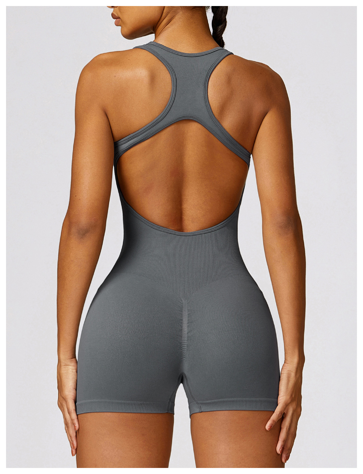 Sexy Back Jumpsuit Gym Set Wom - Pilates Yoga Set ulasan dan harga