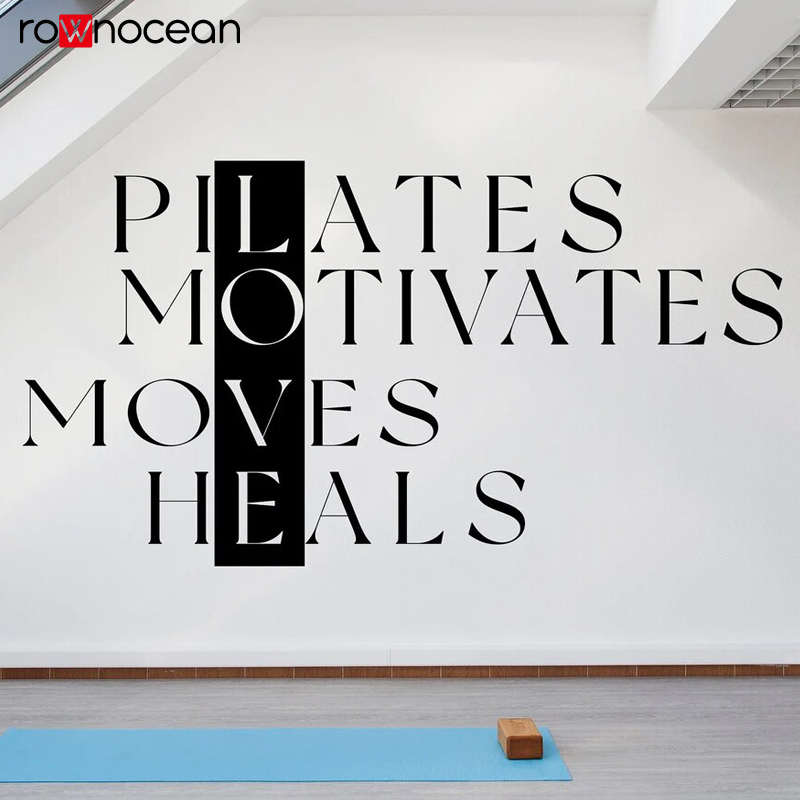Pilates quotes Wall Sticker Yo - Pilates Yoga Quotes ulasan dan harga