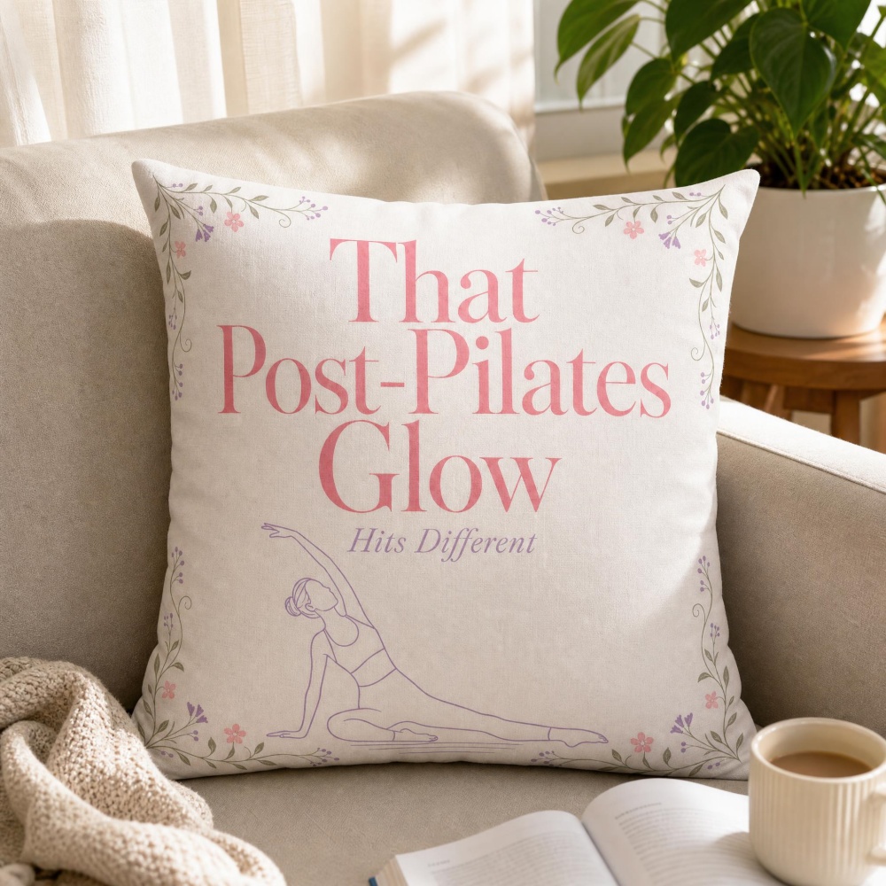 Minimal Floral Vine Pilates La - Pilates Yoga Quotes ulasan dan harga