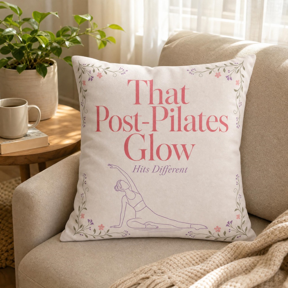 Minimal Floral Vine Pilates La - Pilates Yoga Quotes ulasan dan harga