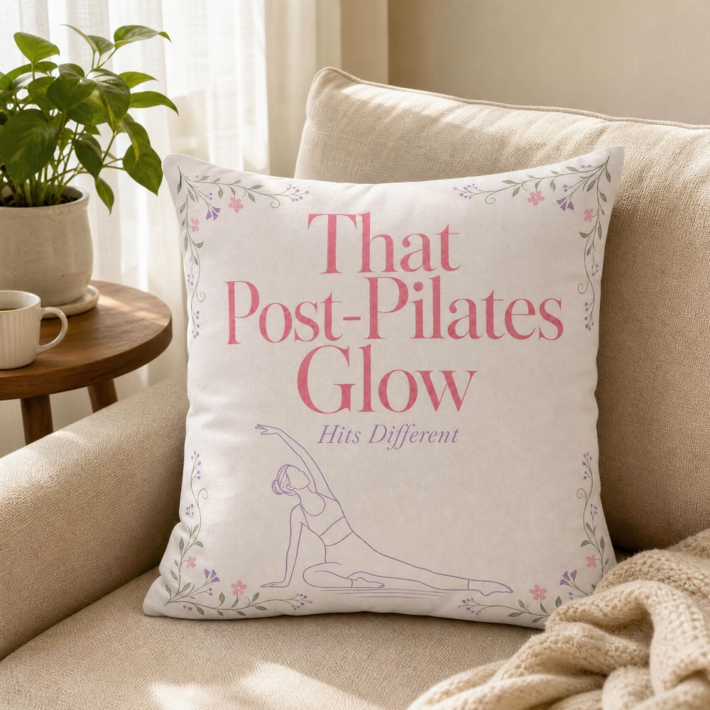Minimal Floral Vine Pilates La - Pilates Yoga Quotes ulasan dan harga