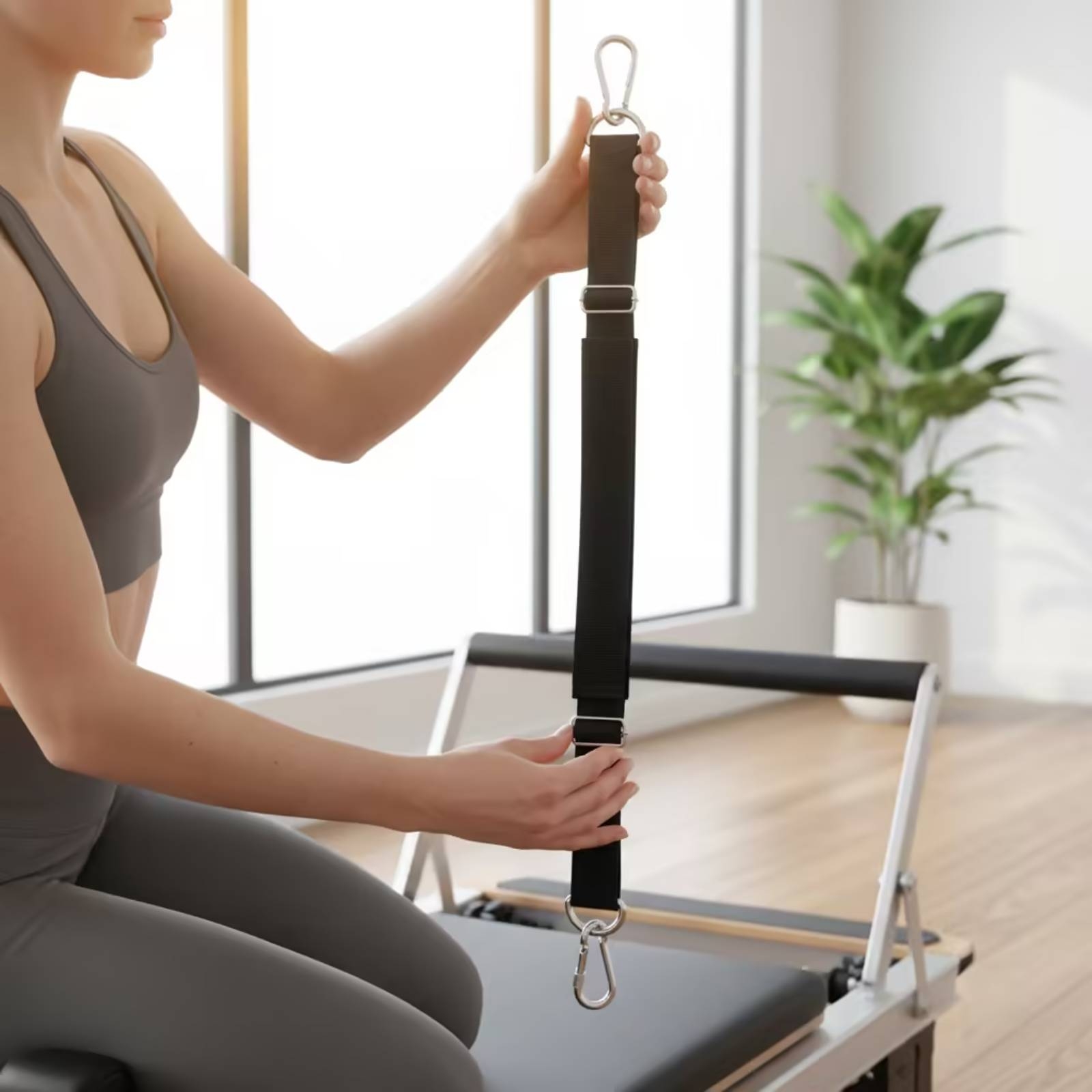 Adjustable Hook Strap Stitched - Pilates & Yoga Tina Fehrenbach ulasan dan harga